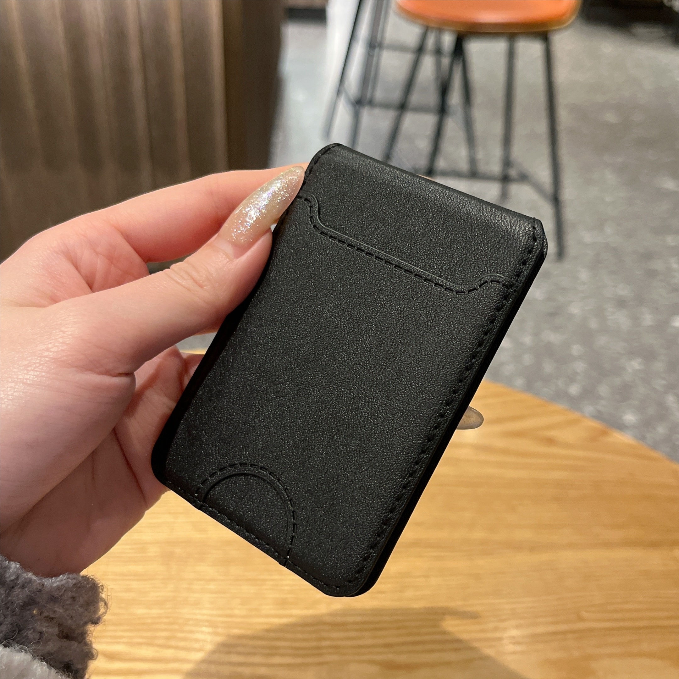 高档高级磁吸卡包皮质magsafe卡套多卡位适用苹果iPhone - 图片 8