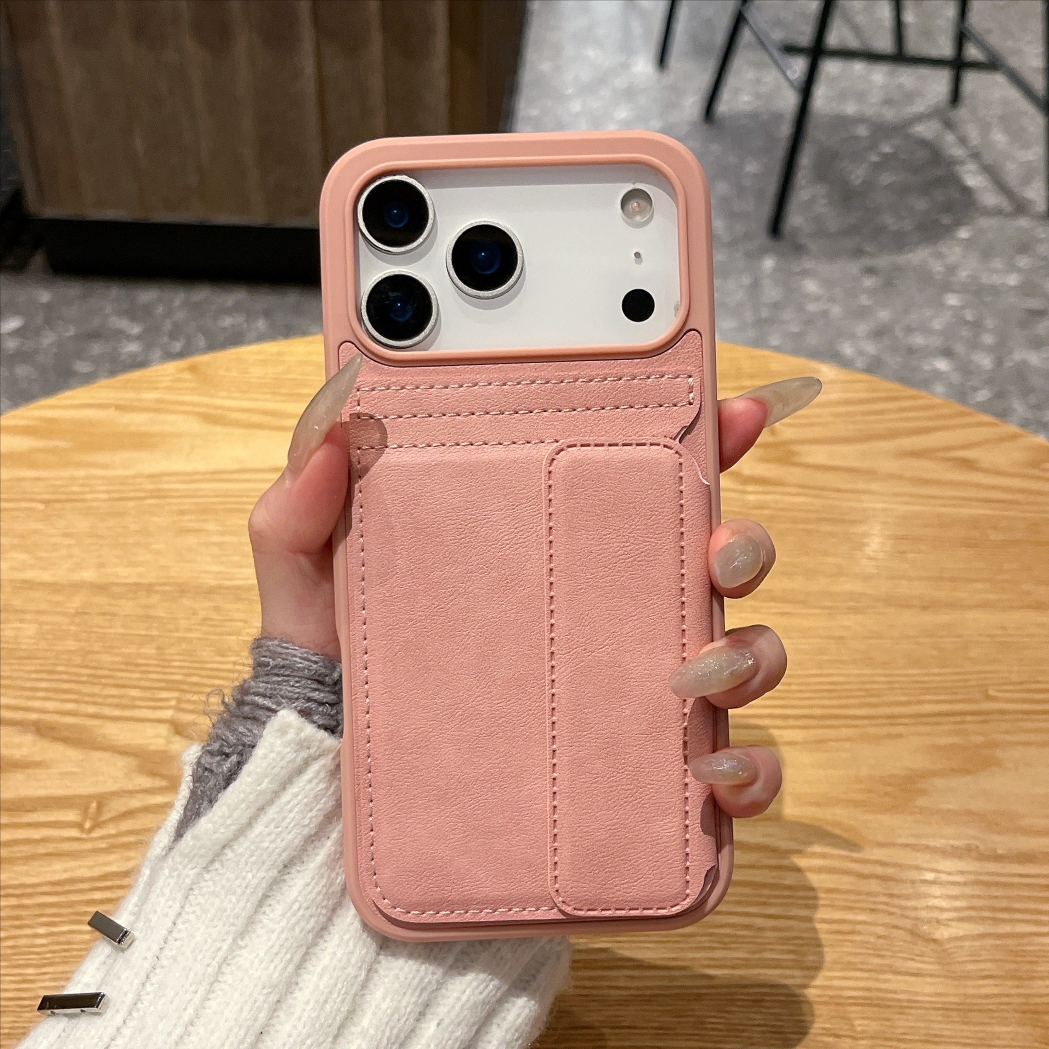 适用iphone16翻盖15保护壳14plus皮套13全包12mini防摔XR苹果11promax手机壳XSmax插卡6s高级感7皮夹8女新款 - 图片 4